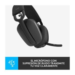 Headset Logitech ZONE VIBE 100 – Inalámbrico – Grafito