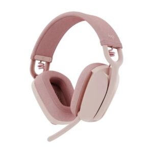 Headset Logitech ZONE VIBE 100 – Inalámbrico – Rosa