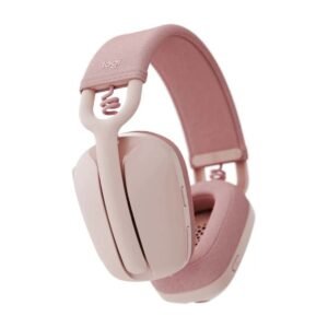 Headset Logitech ZONE VIBE 100 – Inalámbrico – Rosa