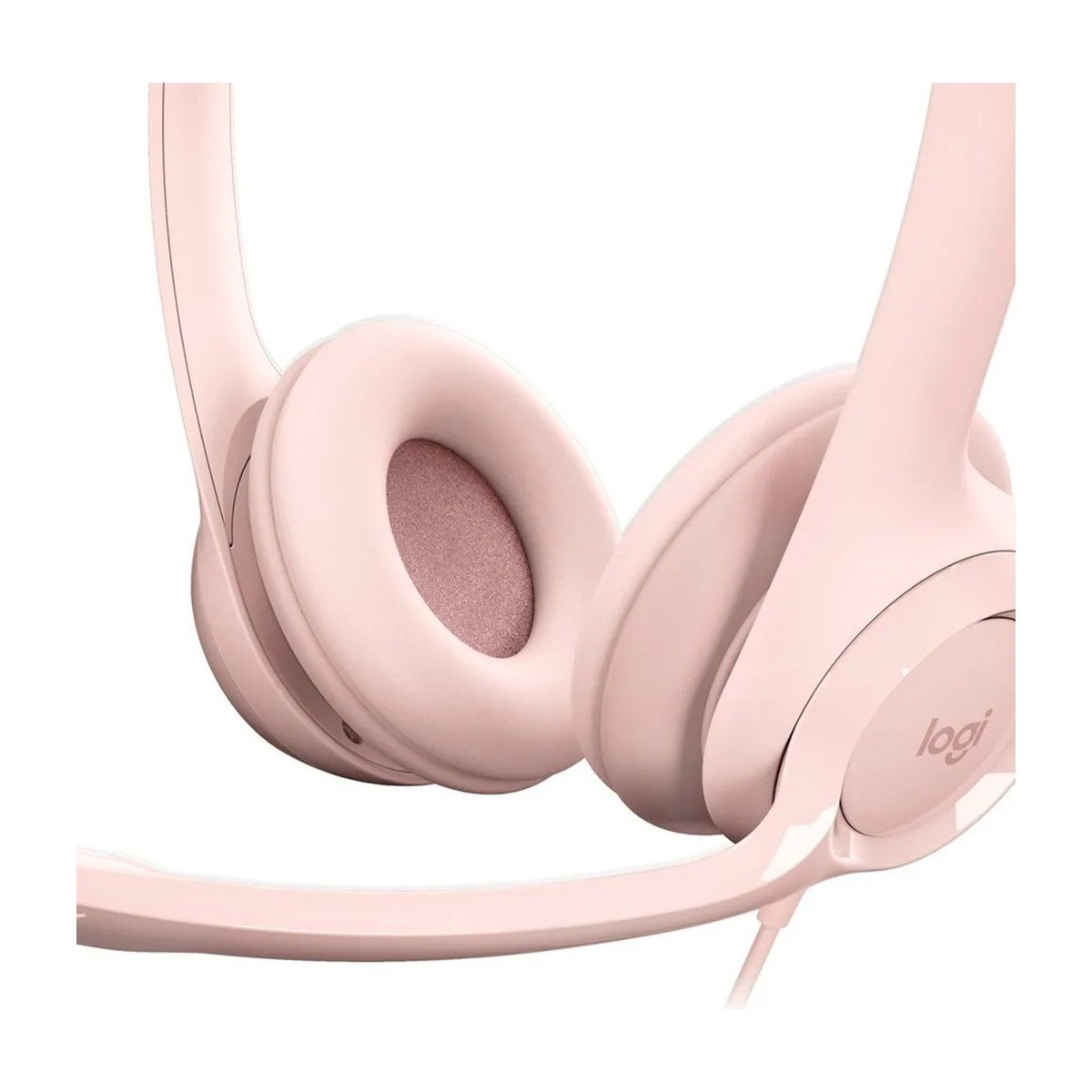 Audífonos Logitech H390 – USB – Rosa