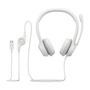 Audífonos Logitech H390 – USB – BLANCO
