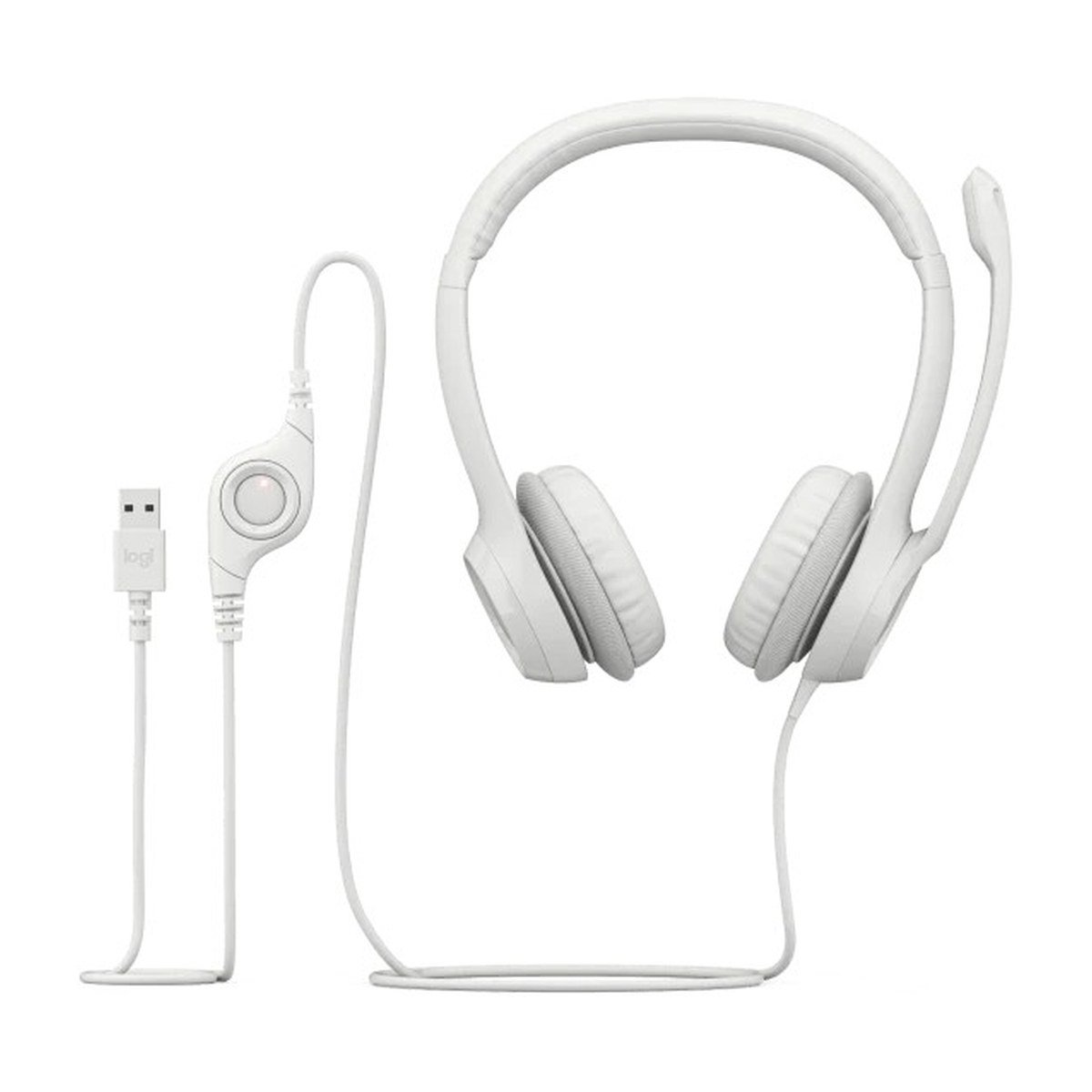 Audífonos Logitech H390 – USB – BLANCO