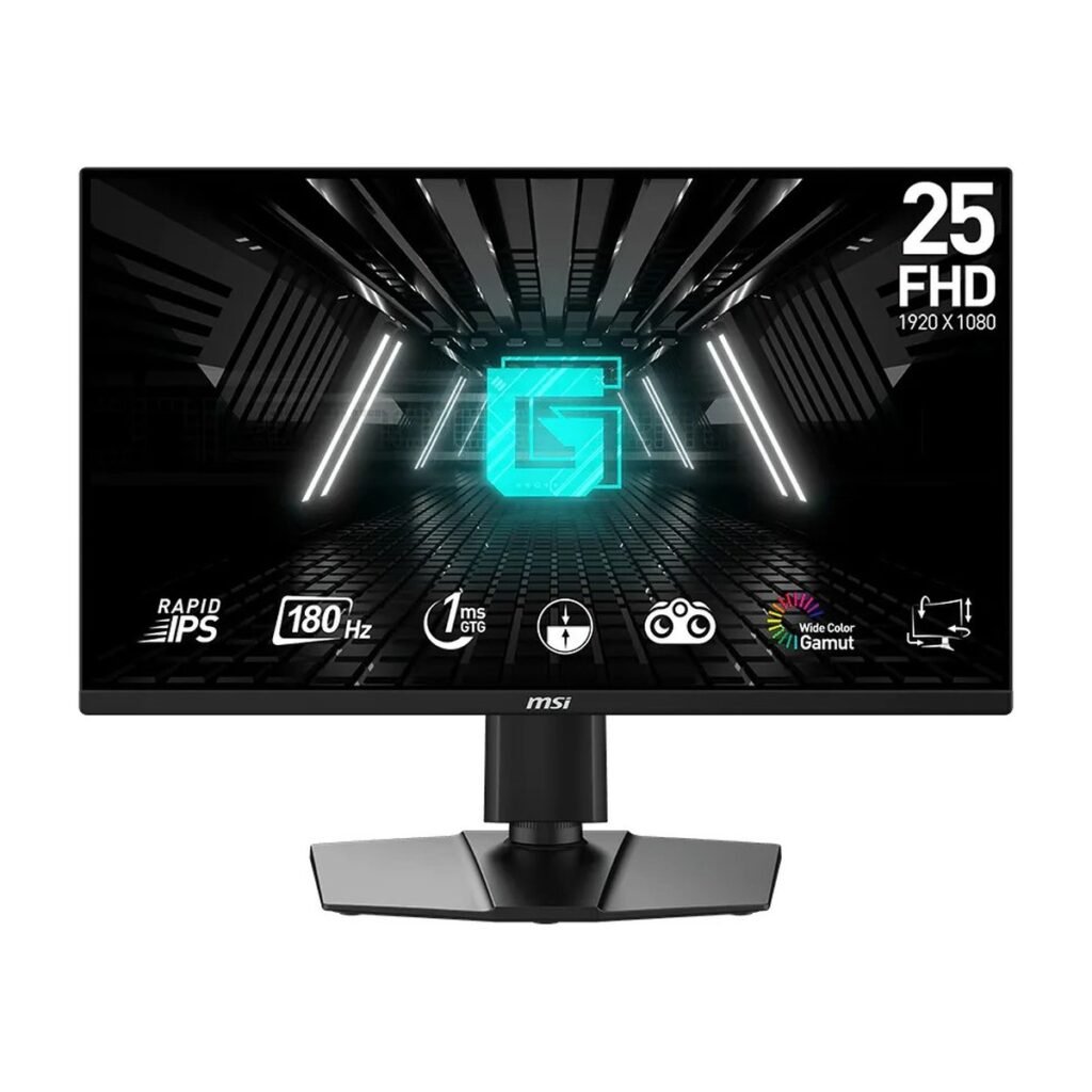MONITOR LED IPS 24.5" MSI G255F E2 1MS - 180HZ - 1920X1080
