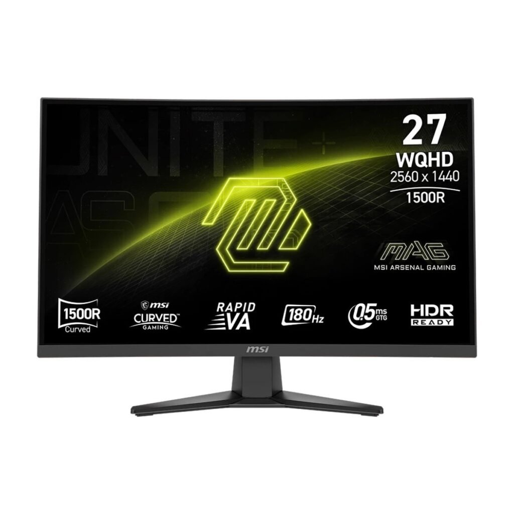 MONITOR LED CURVO 27" MSI MAG 275CQF E18 0.5MS - 180HZ - 2560X1440