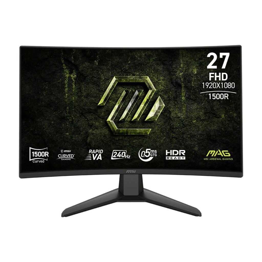 MONITOR LED 27" MSI MAG 274CF X24 CURVO 0.5MS - 240HZ - 1920X1080