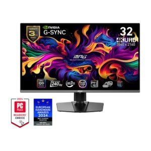 MONITOR 31.5" MSI MPG 321URX QD-OLED 0.03MS - 240HZ - 3840X2160