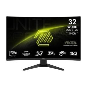 MONITOR LED CURVO 31.5" MSI MAG 321CQF E18 0.5MS - 180HZ - 2560X1440