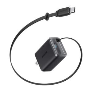ANKER NANO CHARGER 35W CON CABLE RETRACTIL
