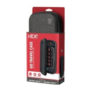 Next Estuche Go Travel para Nintendo Switch/Nintendo Switch 2 – Negro
