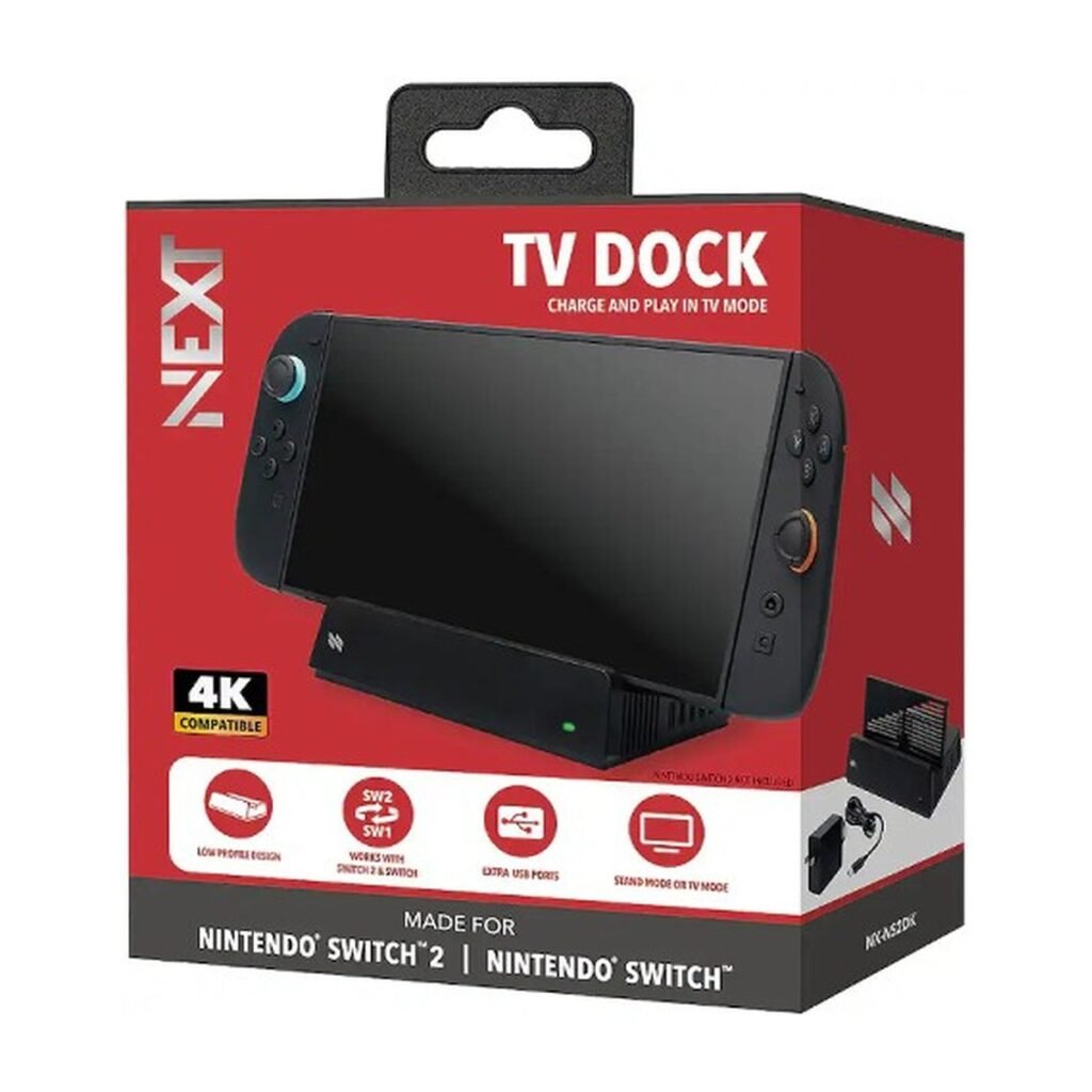 Next Base de carga Charge and play para Nintendo Switch/Nintendo Switch 2