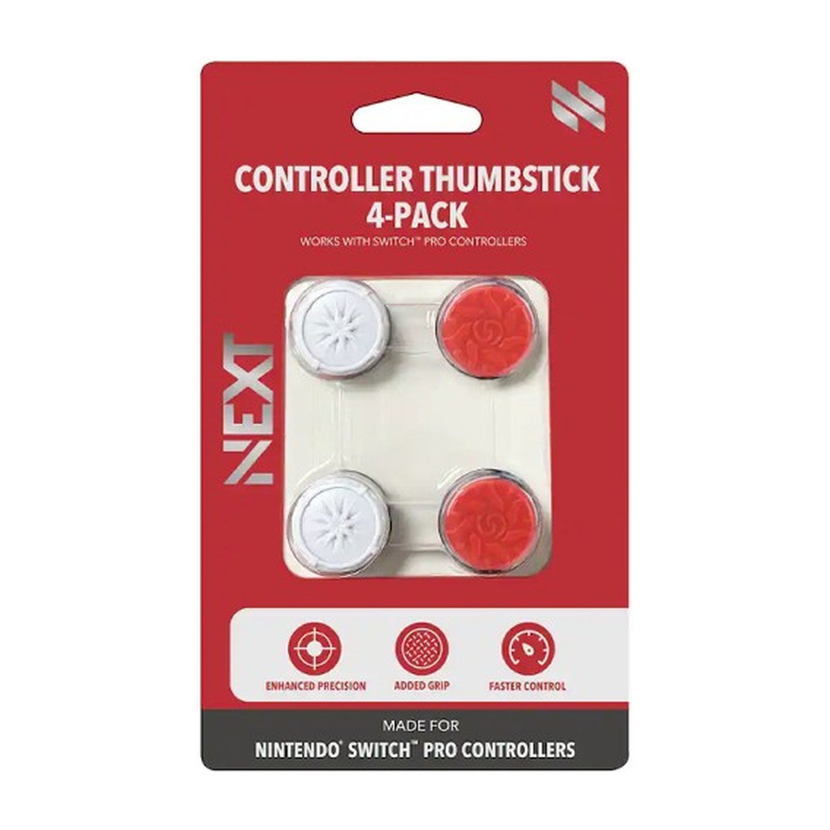 Next Thumbstick 4-Pack para Nintendo Switch Pro Controller