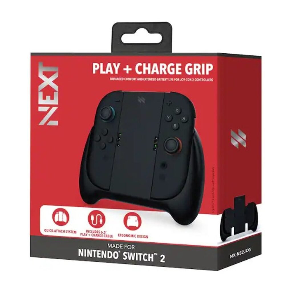 Next Play + Charge Grip para controles de Nintendo Switch 2
