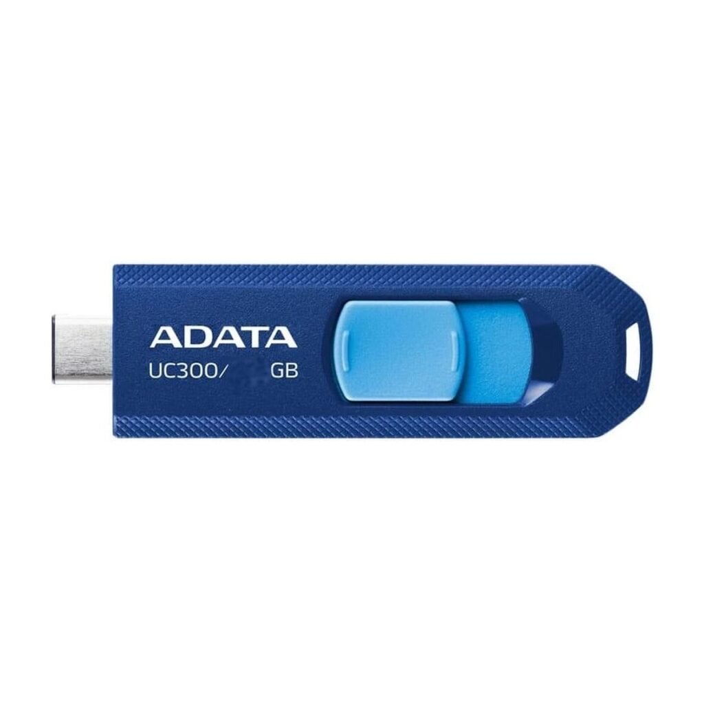 MEMORIA USB-C ADATA UC300 – USB 3.2 – 256GB – AZUL – 100MB
