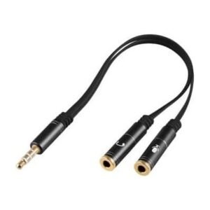 Adaptador Macho de 3,5 mm a Hembra Doble de 3,5 mm