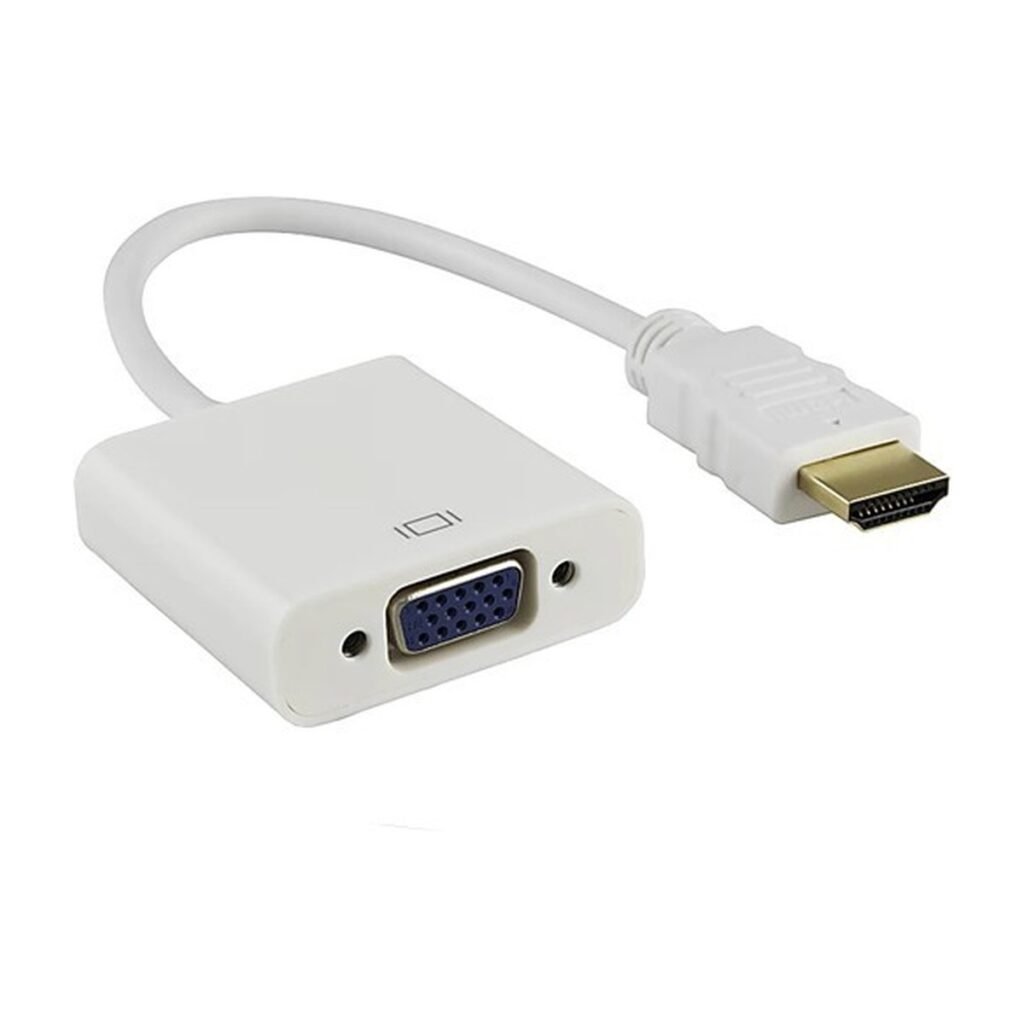 Adaptador HDMI to VGA Adapter Copper + PVC + PLASTIC WITH IC