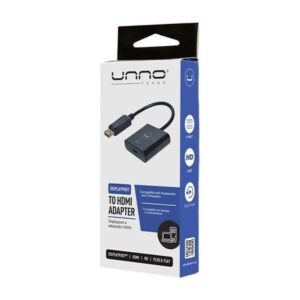Unno Adaptador DISPLAY PORT a HDMI – AD3004BK