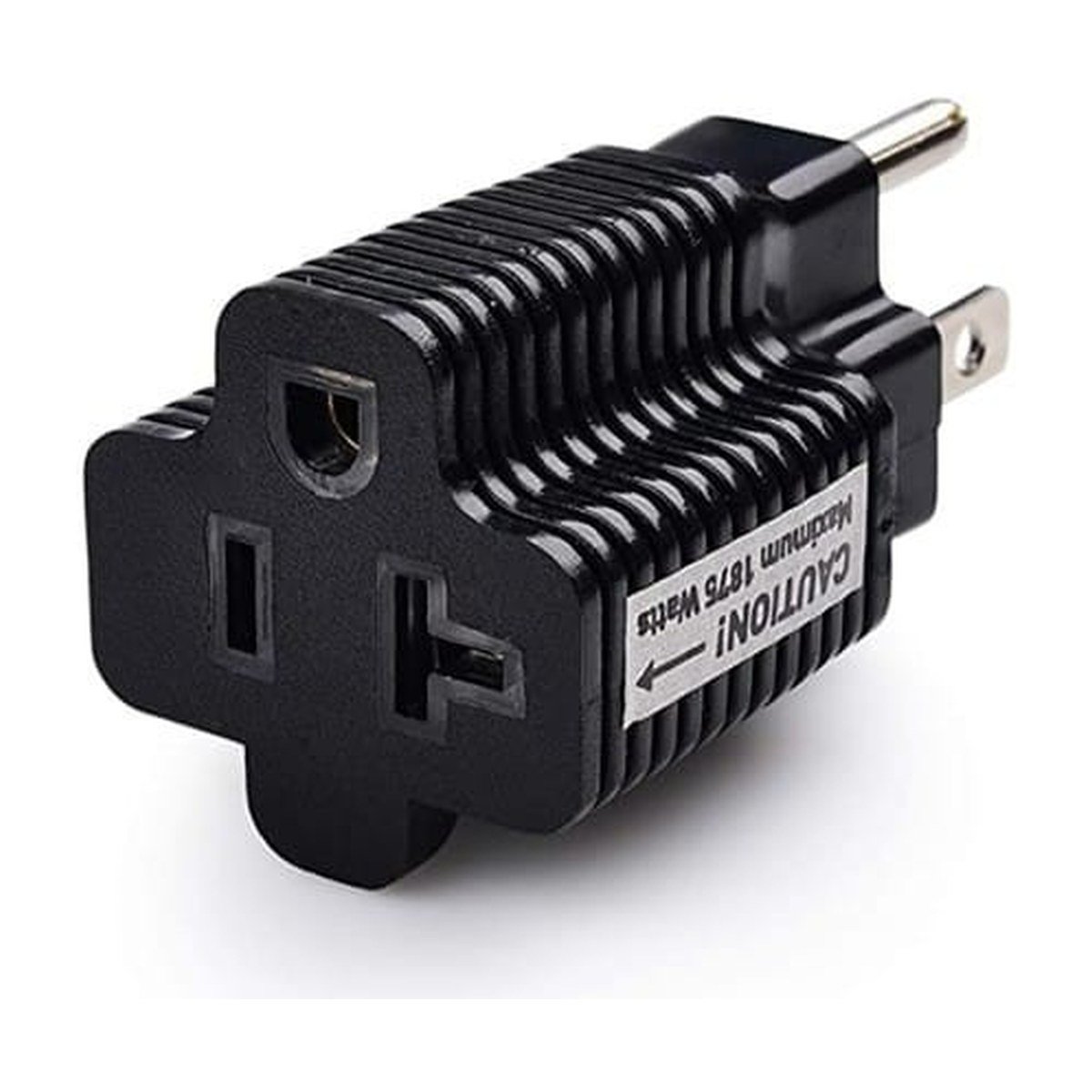 Adaptador Corriente Cable Matters 15A a 20 Amp NEMA 5-15 a 5-20R – Negro ( para UPS)