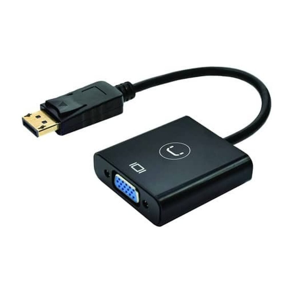 Unno Tekno Adaptador DISPLAY PORT a VGA – AD3006BK