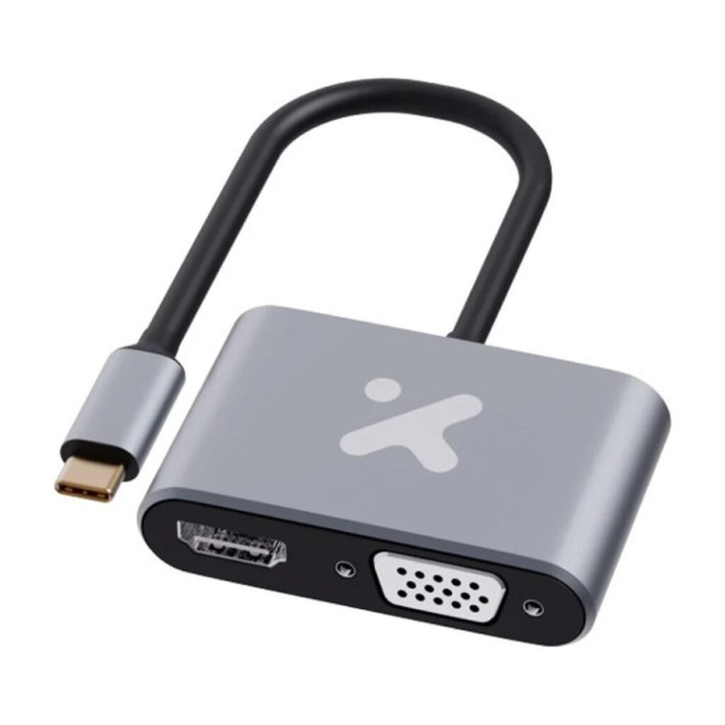 Adaptador Xtech USB-C a HDMI + VGA – 4K – XTC-542