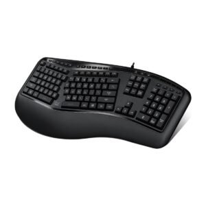 TECLADO ERGONOMICO ADESSO AKB-150EB - LED