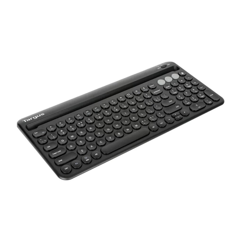 Teclado Targus AKB867 Multidispositivo - Antimicrobial - Bluetooth - Soporte Cel-Tablet