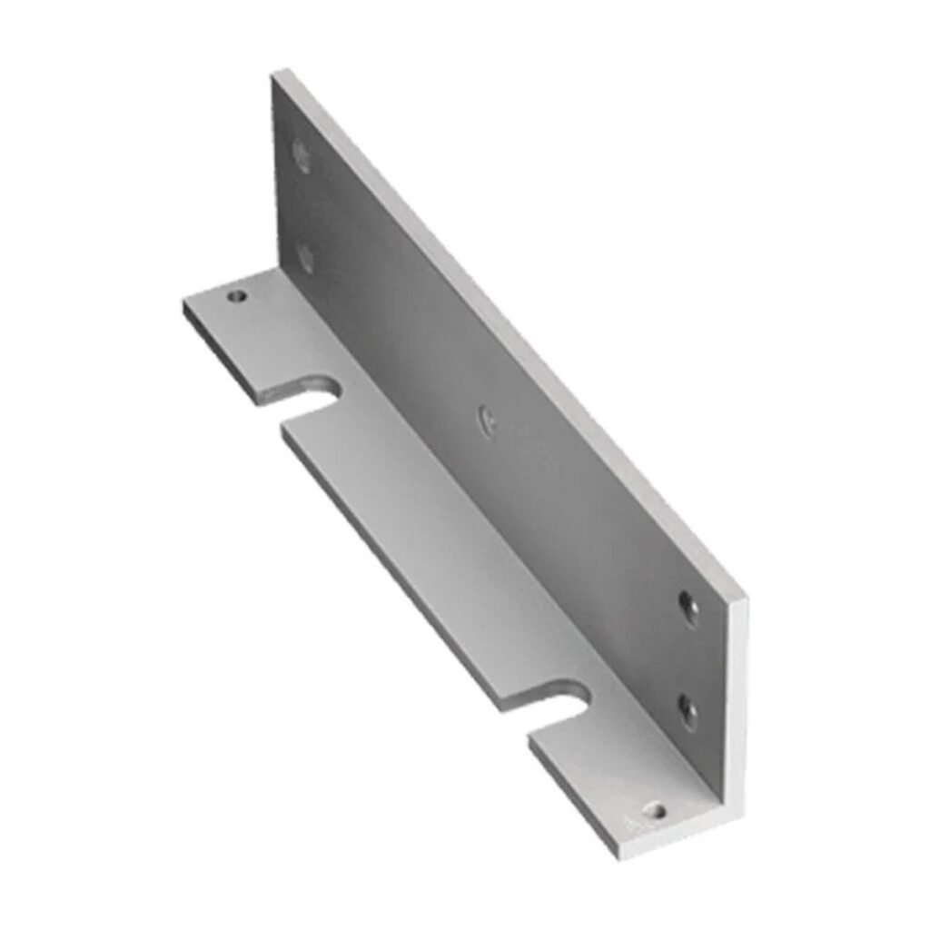 BRACKET MONTAJE ZKTECO – TIPO L – PARA CERRADURA MAGNETICA