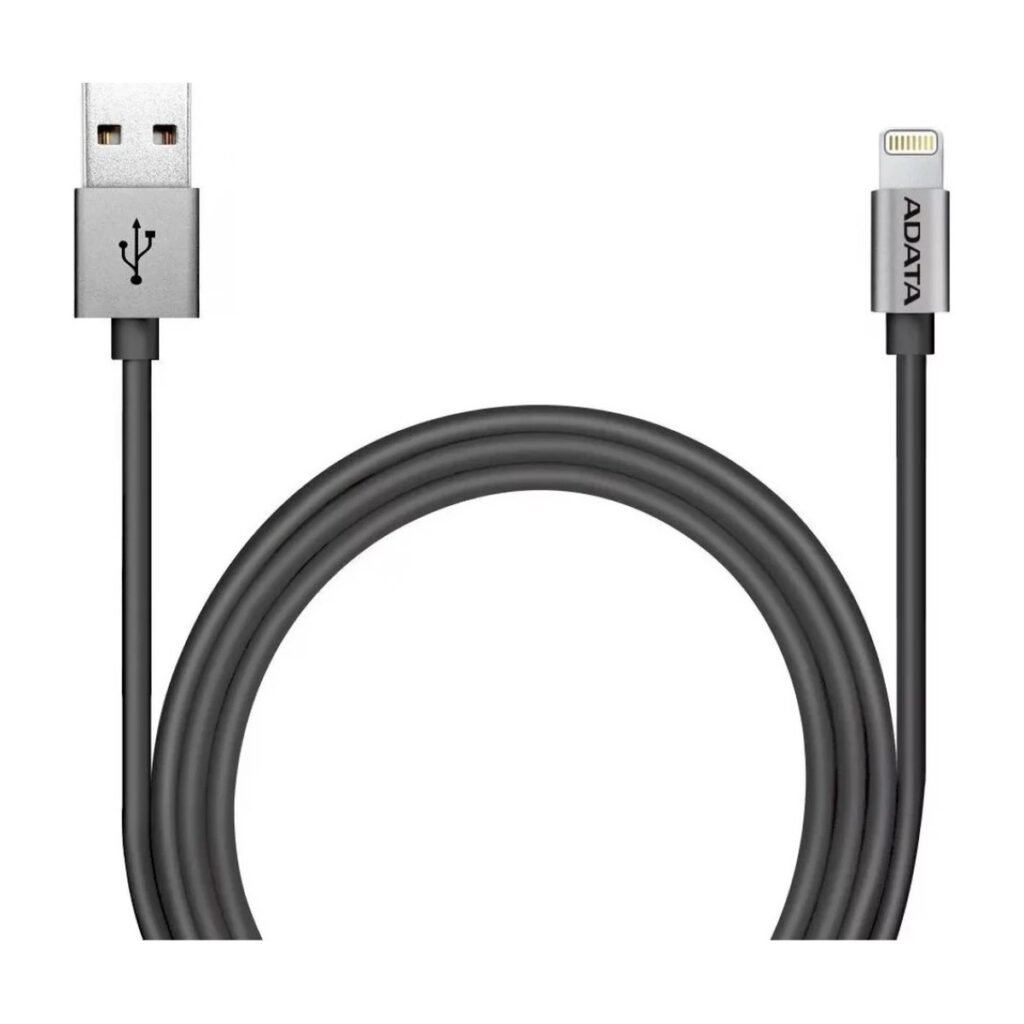 CABLE ADATA USB-A A LIGHTNING – TITANIUM