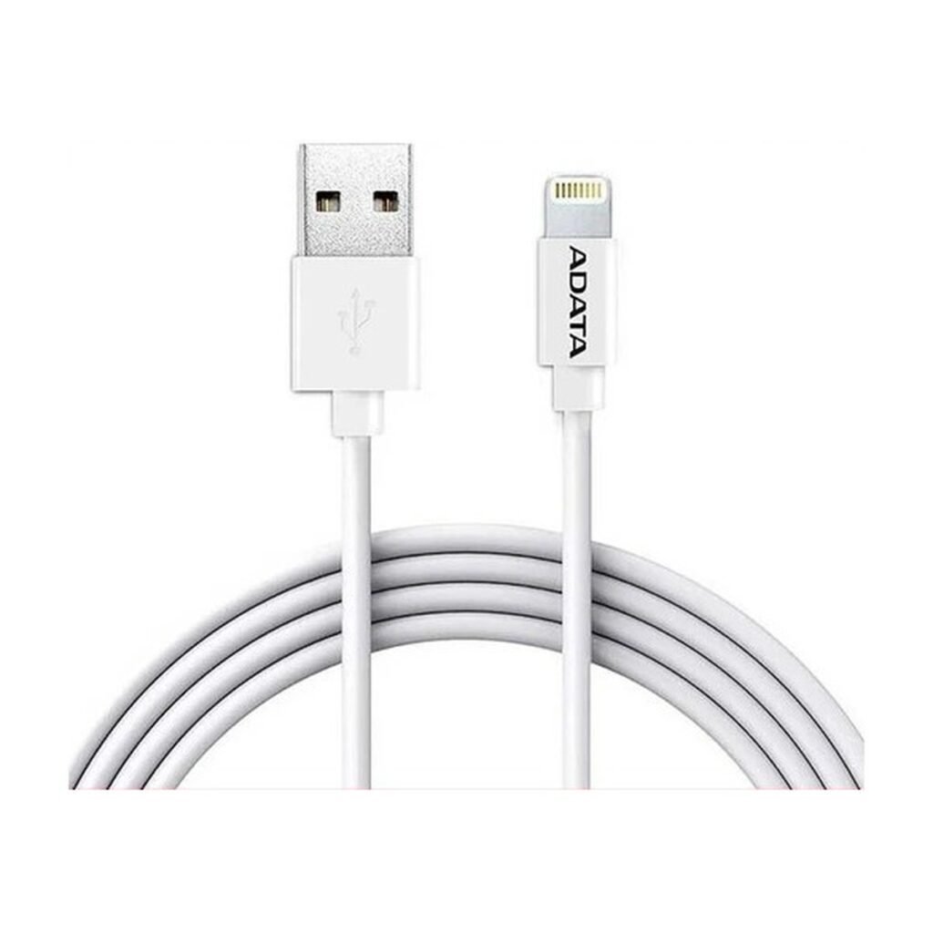 CABLE ADATA USB-A A LIGHTNING – BLANCO