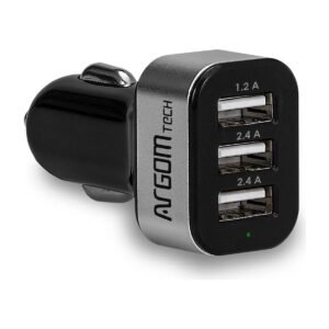 CARGADOR PARA CARRO – ARGOM – 3 USB