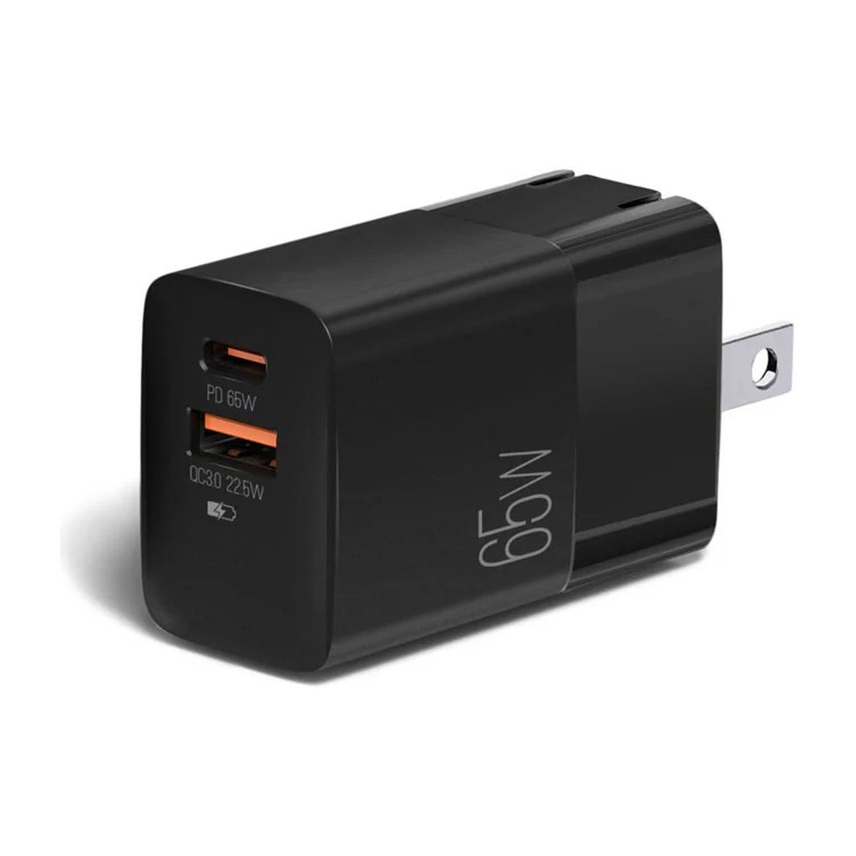 CARGADOR DE PARED ARGOM VOLTA P7 – USB-C Y USB – 65W