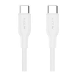 Cable Argom USB-C a USB-C 65W Carga Rapida 1.8M Blanco
