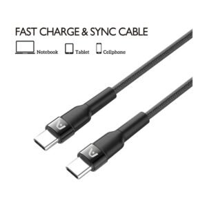 CABLE ARGOM USB-C A USB-C – CARGA RAPIDA 240W – 1.8 MTS