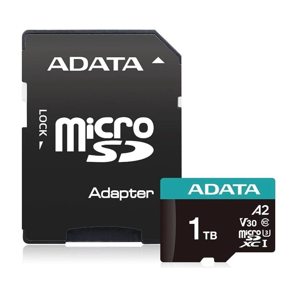 Memoria MicroSD 1TB Adata Premier Pro V30 U3 A2 100-85MB