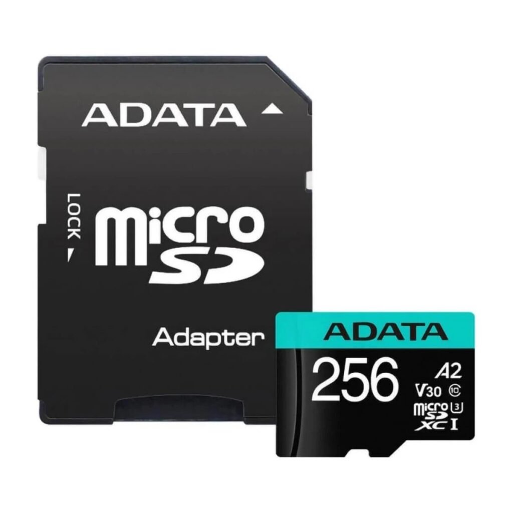 Memoria MicroSD 256GB Adata Premier Pro V30 U3 A2 100-85MB