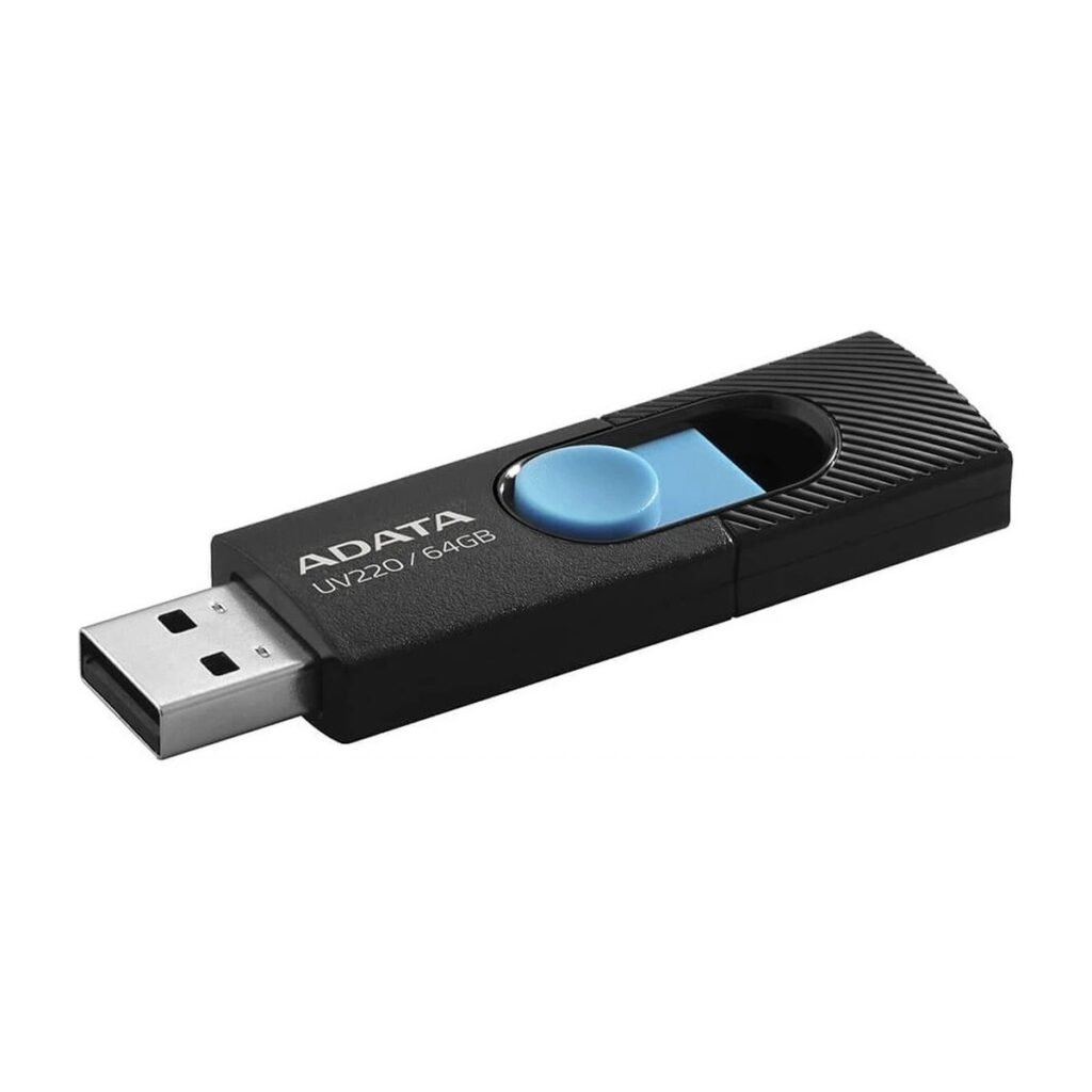Memoria USB Adata UV220 – USB 2.0 – 64GB – AZUL