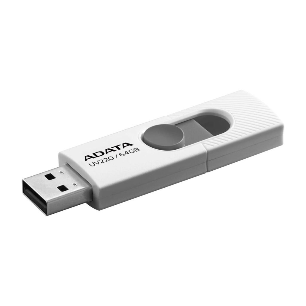 Memoria USB Adata UV220 – USB 2.0 – 64GB – GRIS
