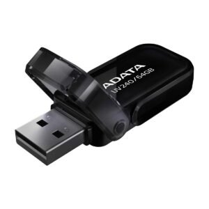 Memoria USB ADATA UV240 – USB 2.0 – 64GB – NEGRO