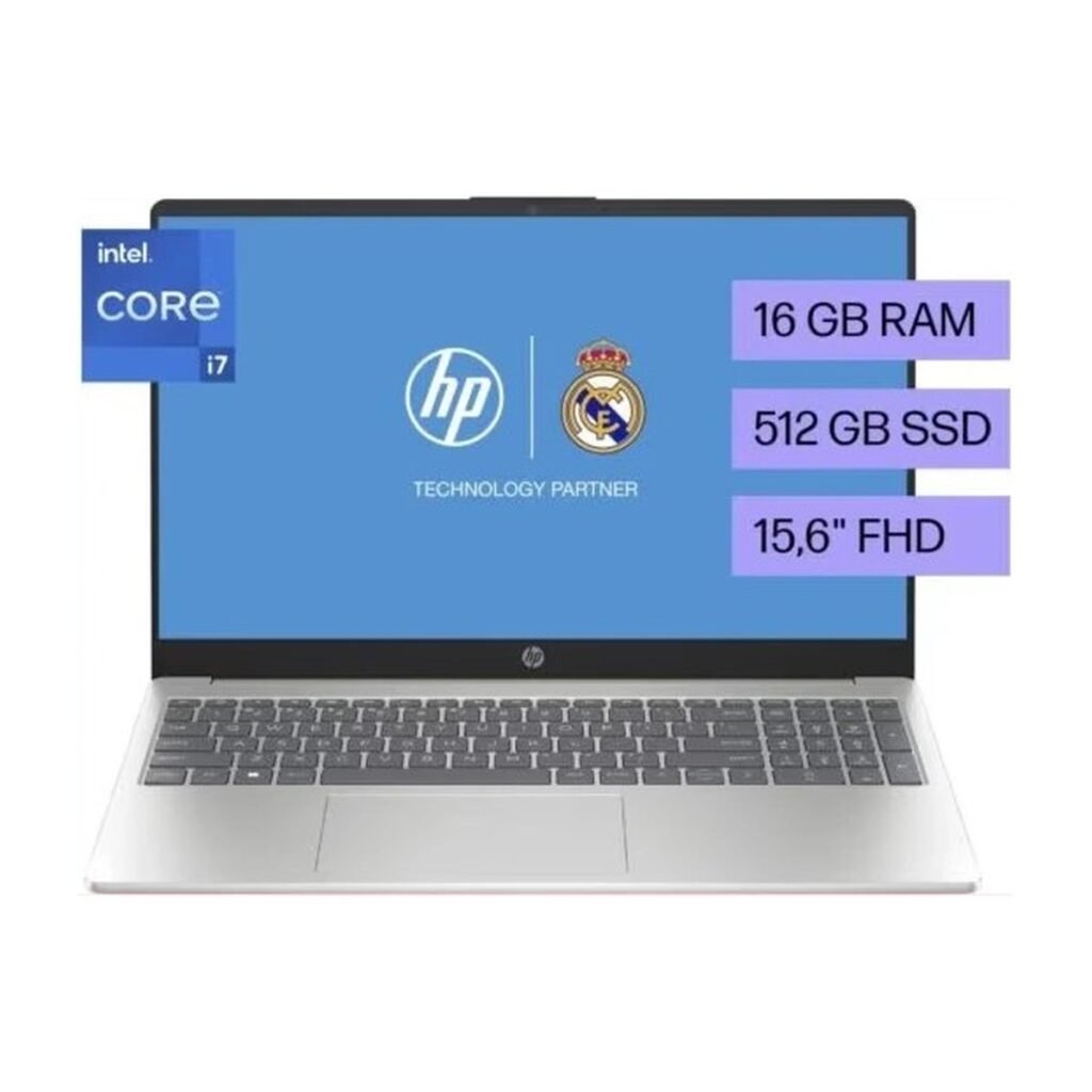 LAPTOP HP 15-FD0274LA Ci7 1355U – 16GB – 512GB SSD -15.6″ – W11 – ESP