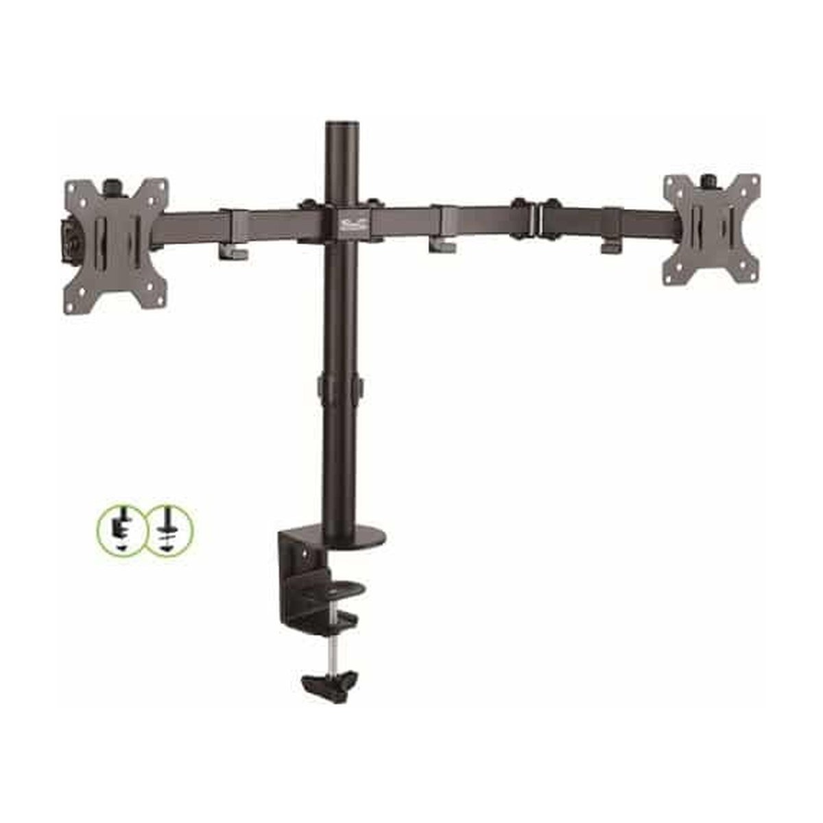 Klip KPM-310 – Soporte 2 Monitores