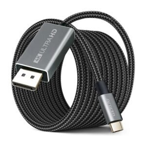 Argom Tipo-C to Display Port Cable – 4k Ultra HD – 1.8M – ARG-CB-0096