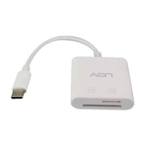 Adaptador AON USB-C a Hembra Micro SD y Tarjeta SD – AO-AD-1016
