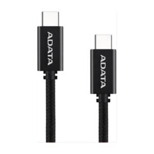 CABLE ADATA USB-C A USB-C – 100W – NEGRO