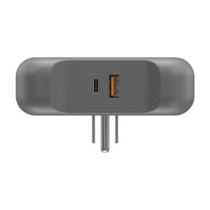Regleta de Pared UNNO TEKNO de 6 EN 1 – USB – PW5084WT
