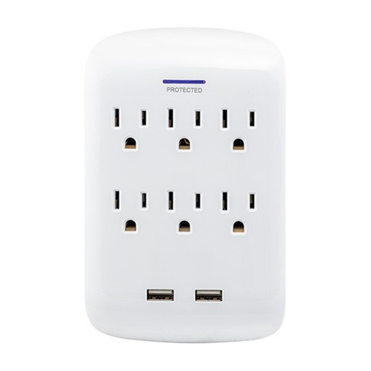 Regleta General Electric USB Charging Surge Tap Ultra Pro – Blanca – 83188