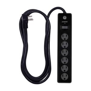 Regleta General Electric Supresor de Picos – 3Mts – Negra – 37442
