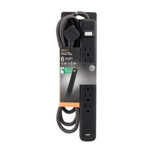 Regleta General Electric Power Strip – 1.8Mts – Negra – 82595