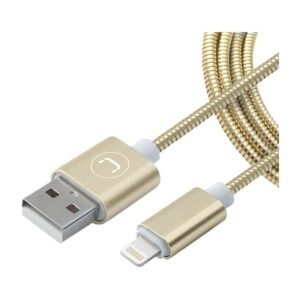 CABLE UNNO LIGHTNING A USB – 1 MTS – STEEL DORADO