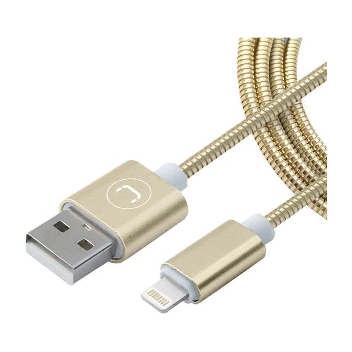 CABLE UNNO LIGHTNING A USB – 1 MTS – STEEL DORADO