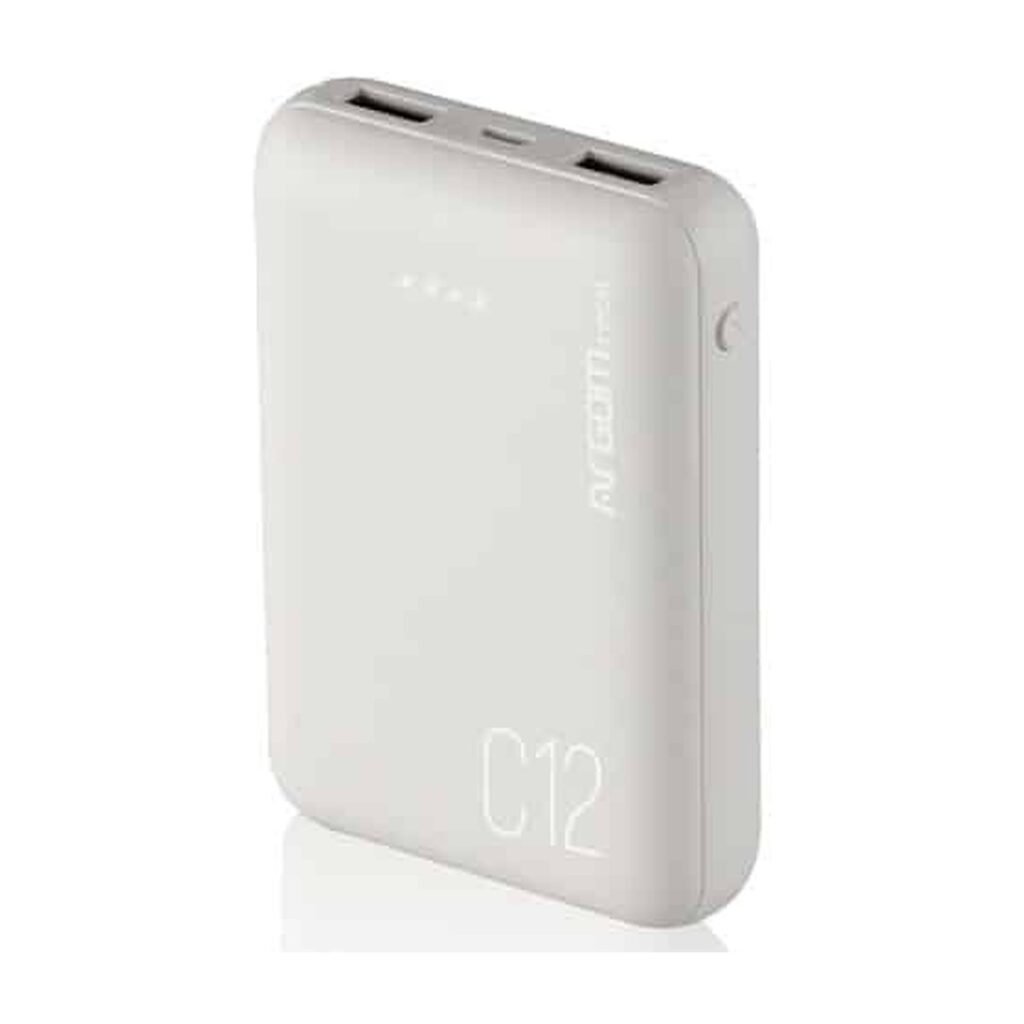 Powerbank Argom C12 12000mAh – Blanco – ARG-PB-1138WT