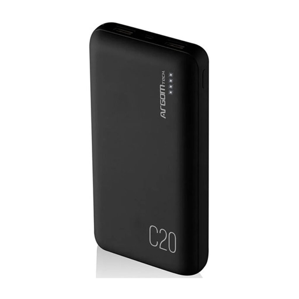 Powerbank Argom C20 20000mAh – Negro – ARG-PB-1145BK
